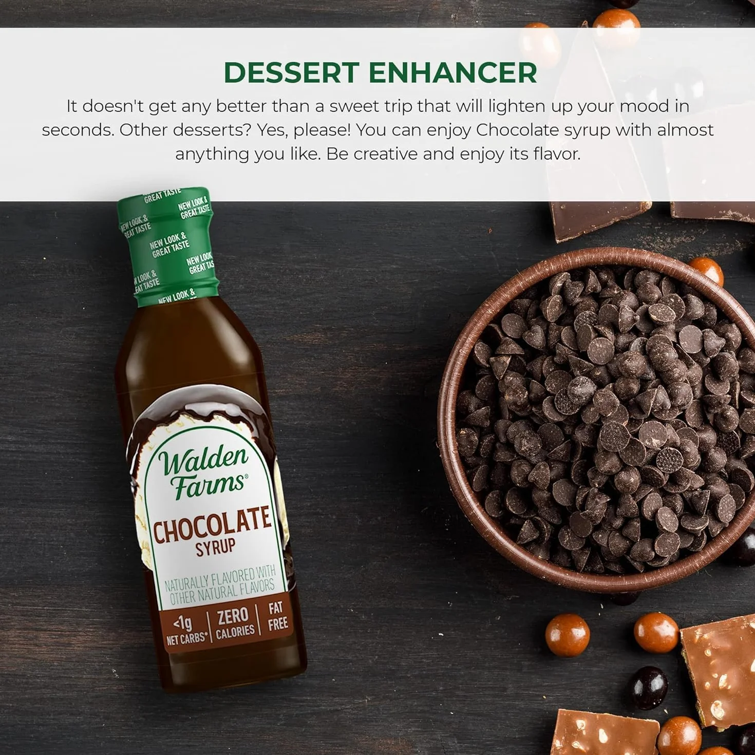 Walden Farms Near Zero Chocolate Syrup 340g by Walden Farms