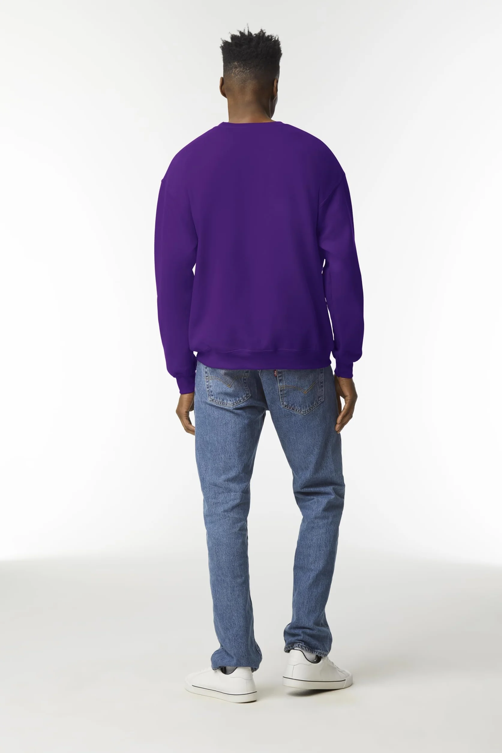 Sweat Homme sans Capuche Col Rond en Coton Tailles S à 5XL