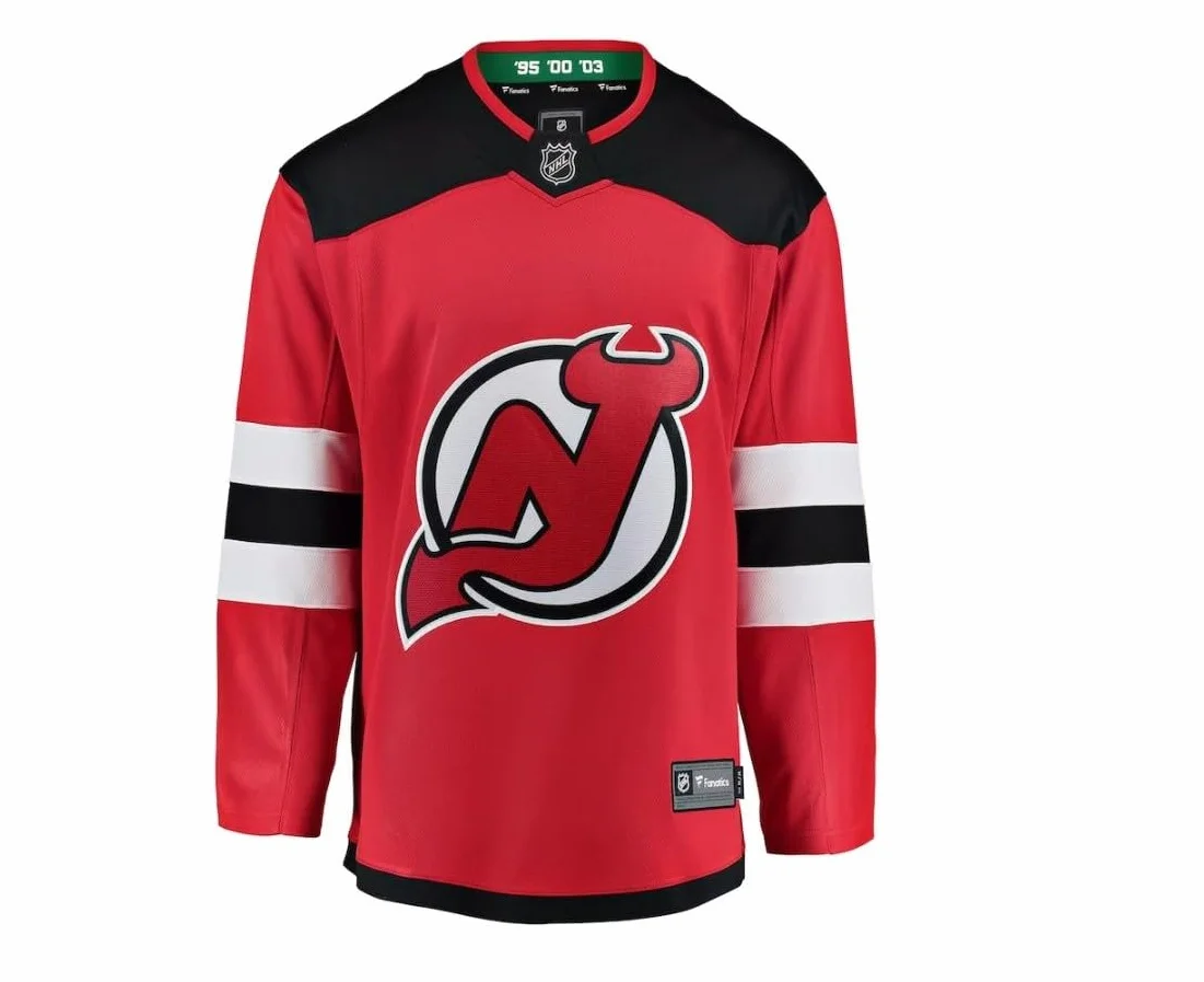Maillot domicile NHL à manches longues réplique équipe ligue graphique devant