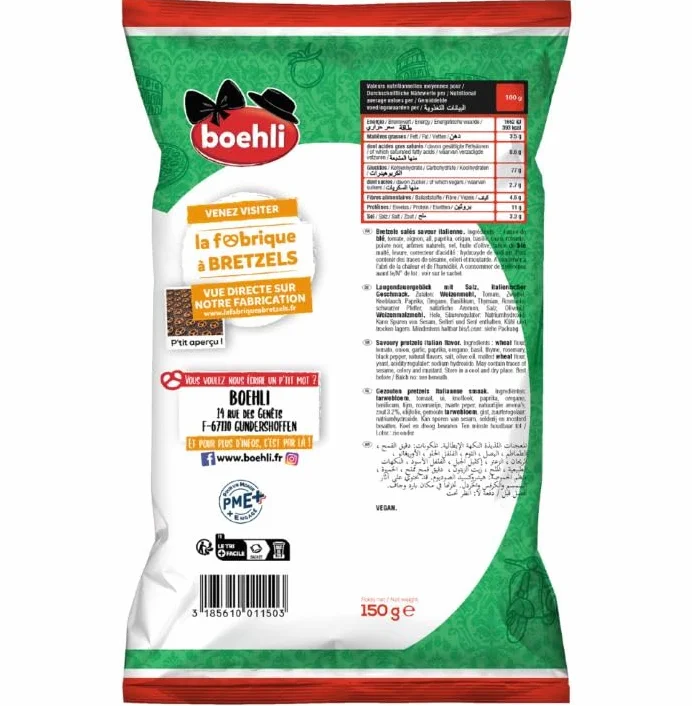 Boehli - Mini bretzels italiens 150 g