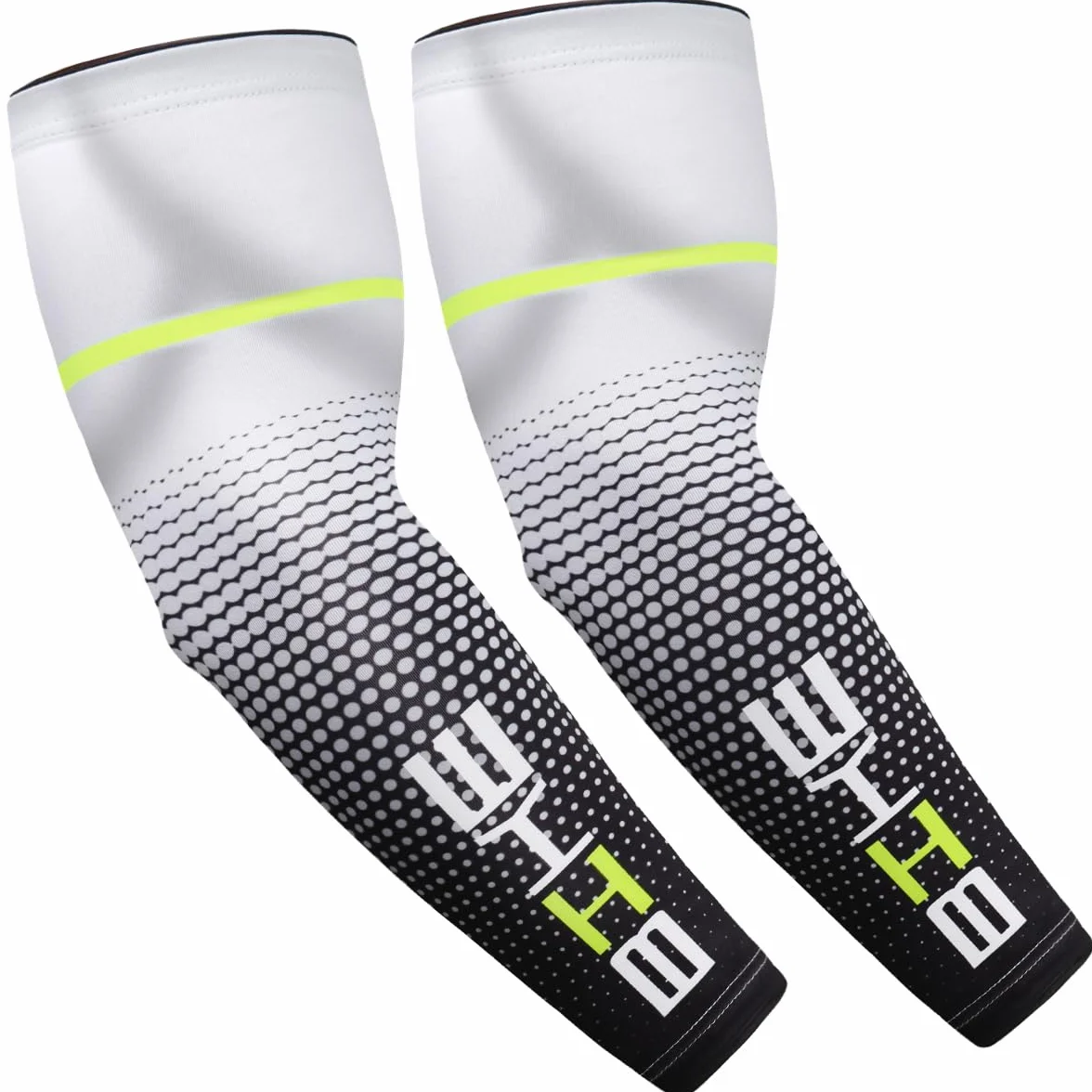 beister Manchettes de Bras UPF 50+ Anti-UV Protection Manchons de Refroidissement Antidérapants Sport Compression