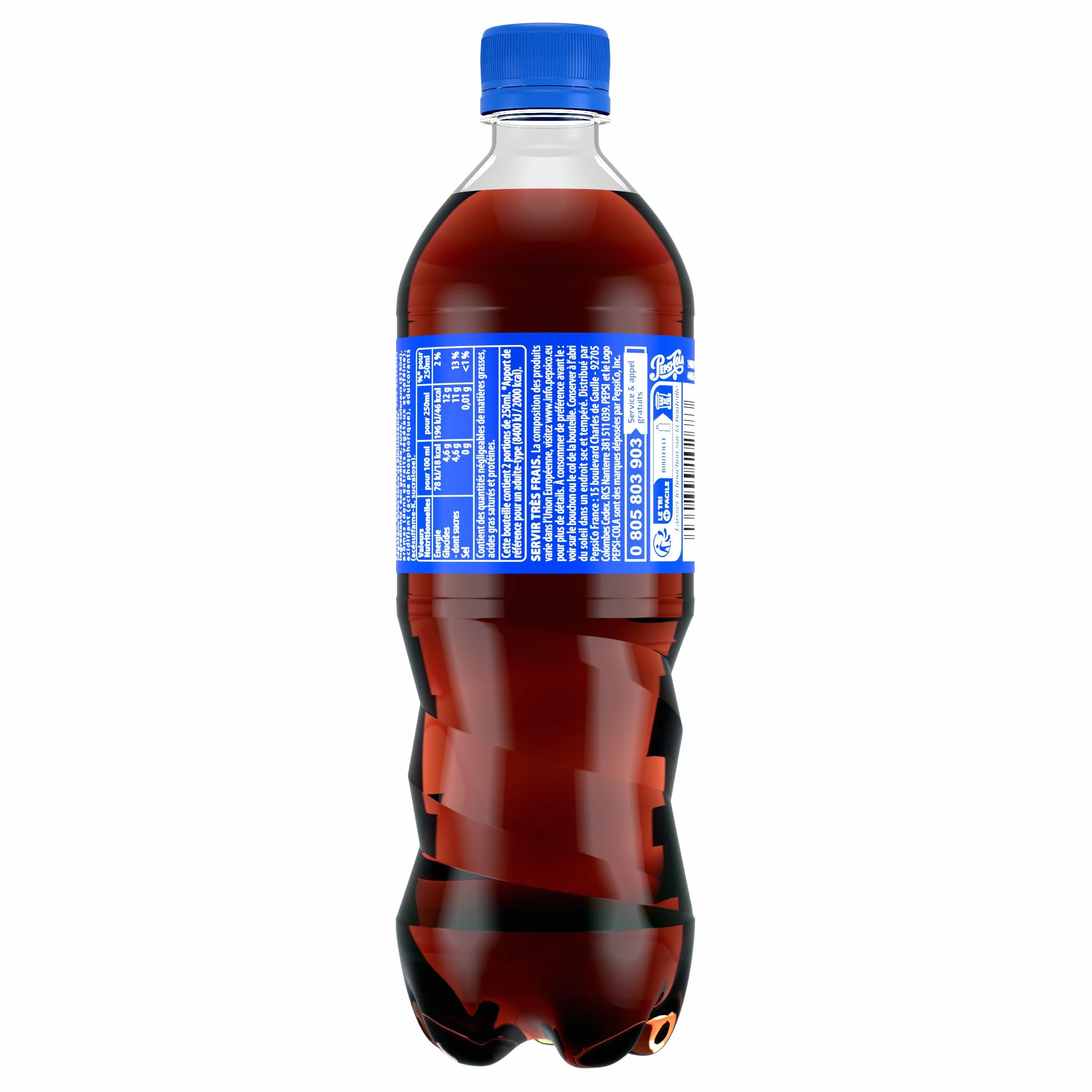 PEPSI Soda au Cola Classique - Lot de 12x50cl