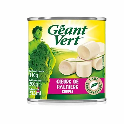 Coeurs De Palmier Coupés 110G|Geant Vert|(Lot De 2)|Best Deal