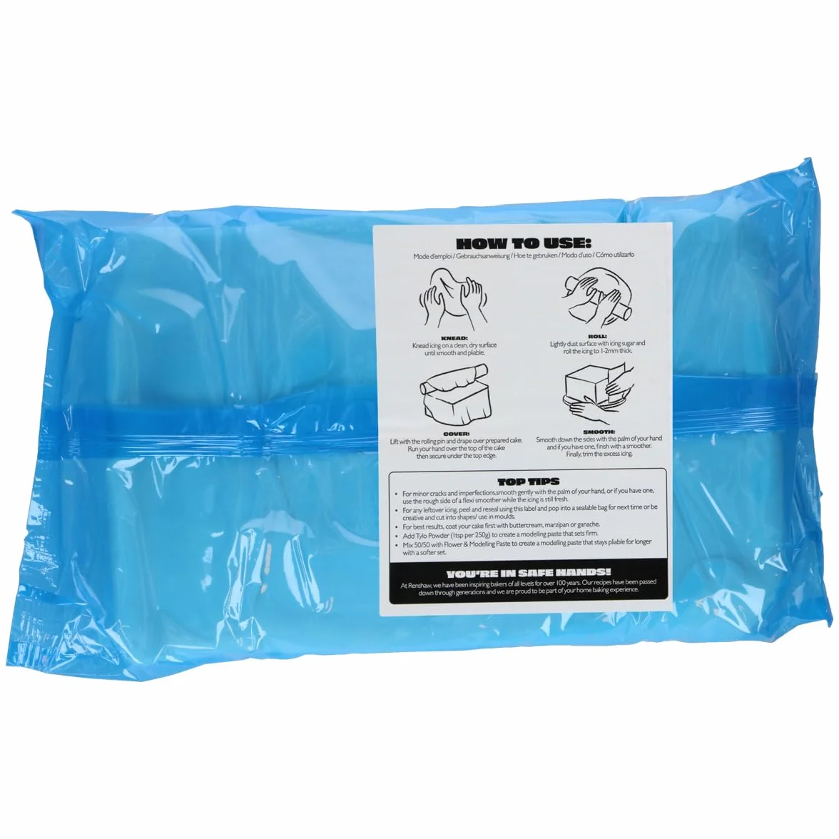 Renshaw Pâte à Sucre Extra Blanc 5 kg