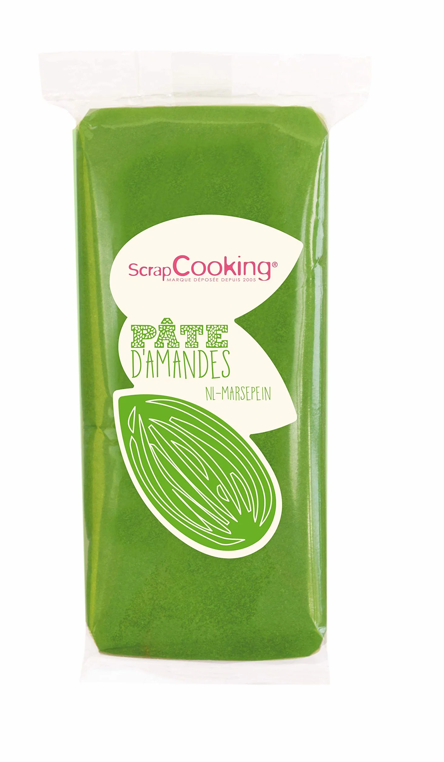 SCRAP COOKING Pâte d'Amande Vert, 200 g