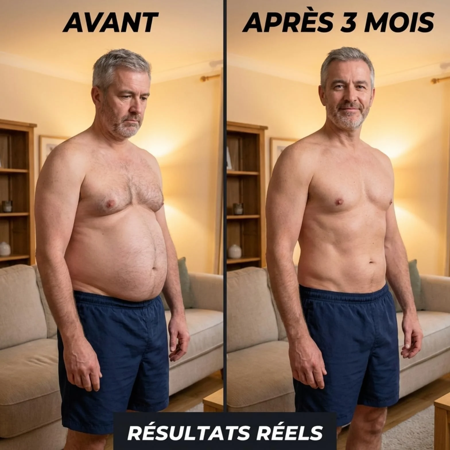 Shape Power Homme Débardeur de Compression Gaine Amincissante Modelante Tissu Respirant Body Shaper Tourmaline Ionique