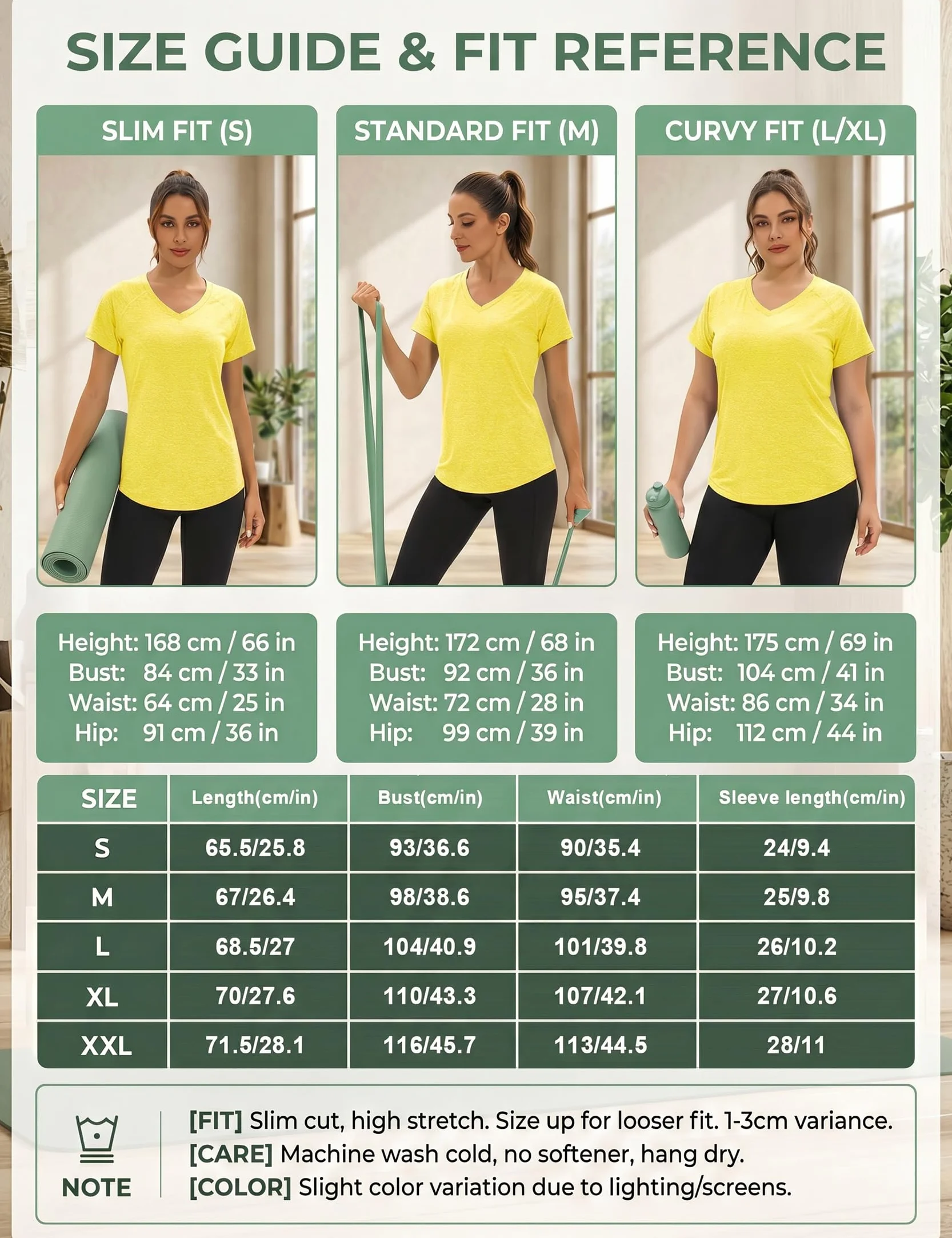Tee Shirt Sport Femme Manches Courtes Col V T-Shirt Running Fitness Pilates