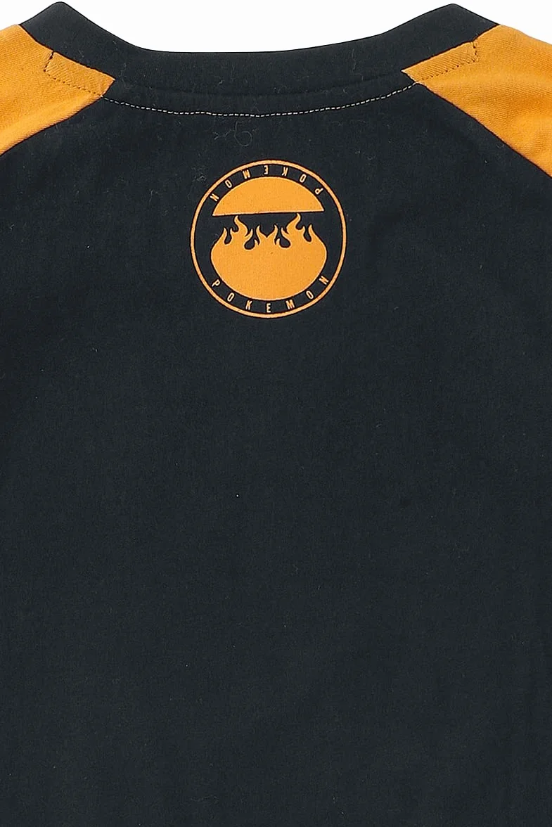 Pokémon Dracaufeu Bring The Heat Manches Longues Noir/Orange