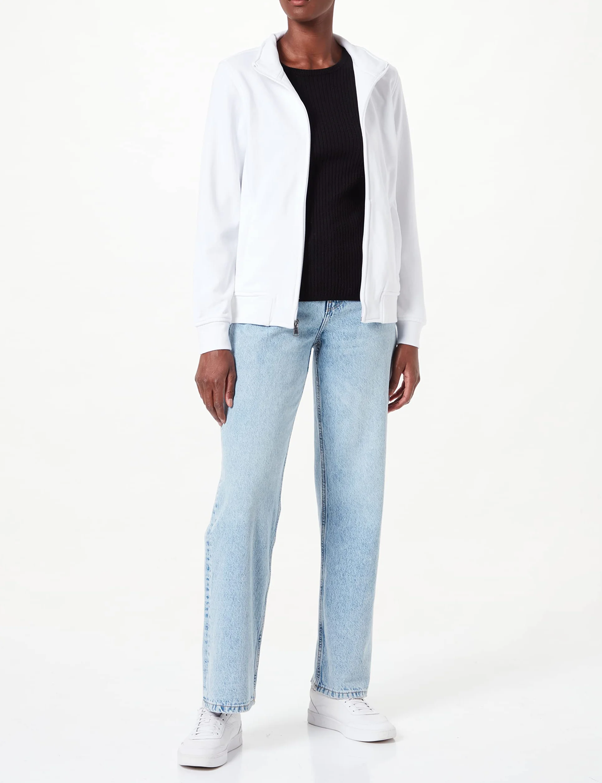 HRM Veste zippée Femme Premium 360 g/m² 70% Coton 30% Polyester recyclé