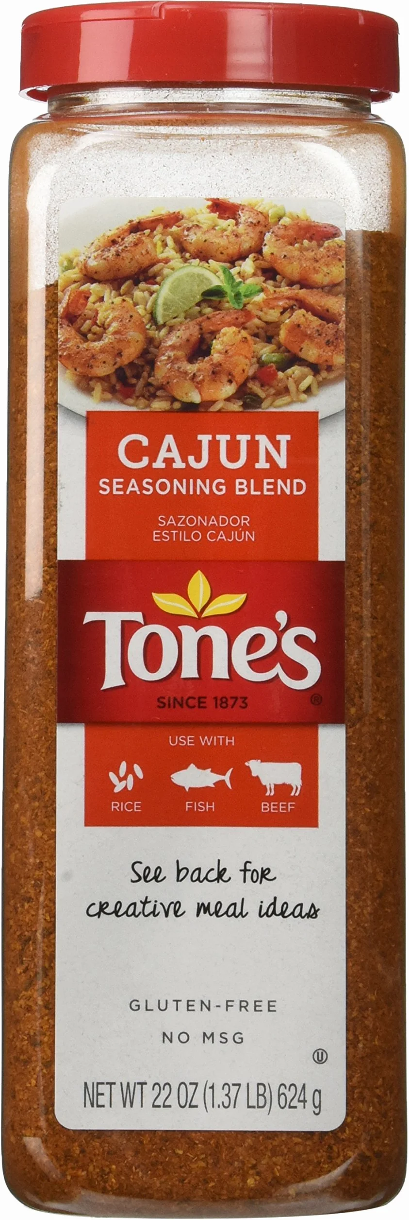 Tones Cajun Seasoning - 22 oz. shaker