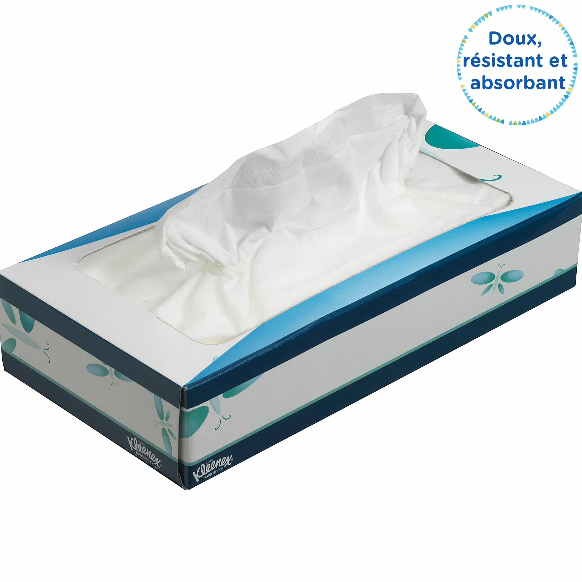 Kleenex Mouchoirs en Boite, 3 Epaisseurs, Absorbants, Certifiés FSC, Ecologiques, Idéals pour Bureaux et Espaces Professionnels, 12 Boites x 72 Mouchoirs (864 au Total), Réf. article 8824