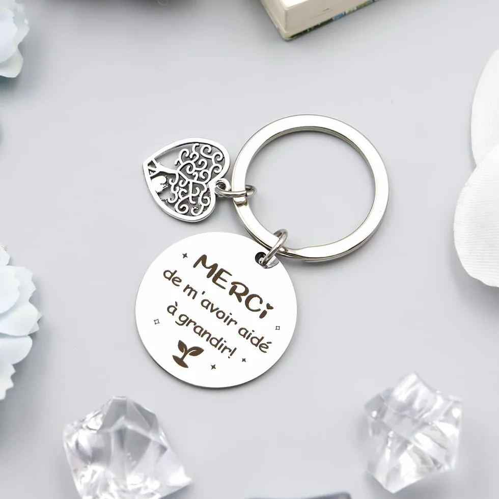 Porte Clef Cadeau Maitresse D'école Merci Professeur Nounou Atsem Fin D'année