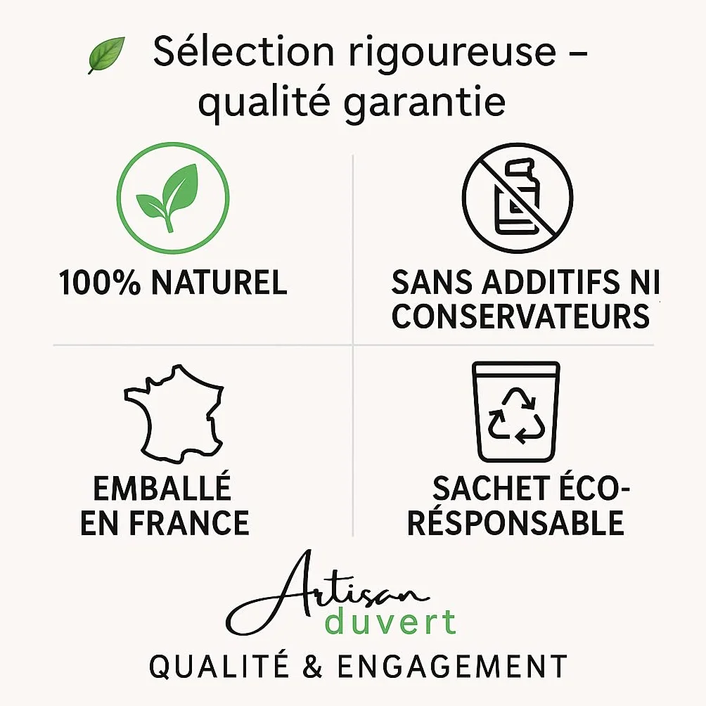 Thym séché entier - 100g Plante thym séché, arômate - idéal pour Infusions, Plats, Vinaigrettes, Desserts, Marinades viande