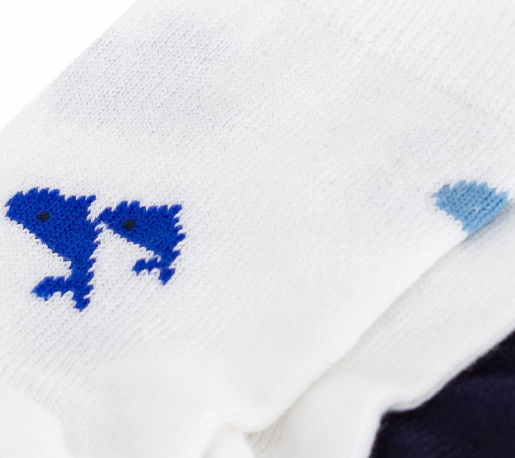 Petit Bateau 2 Paires de Chaussettes Bébé en Coton Imprimé Baleine