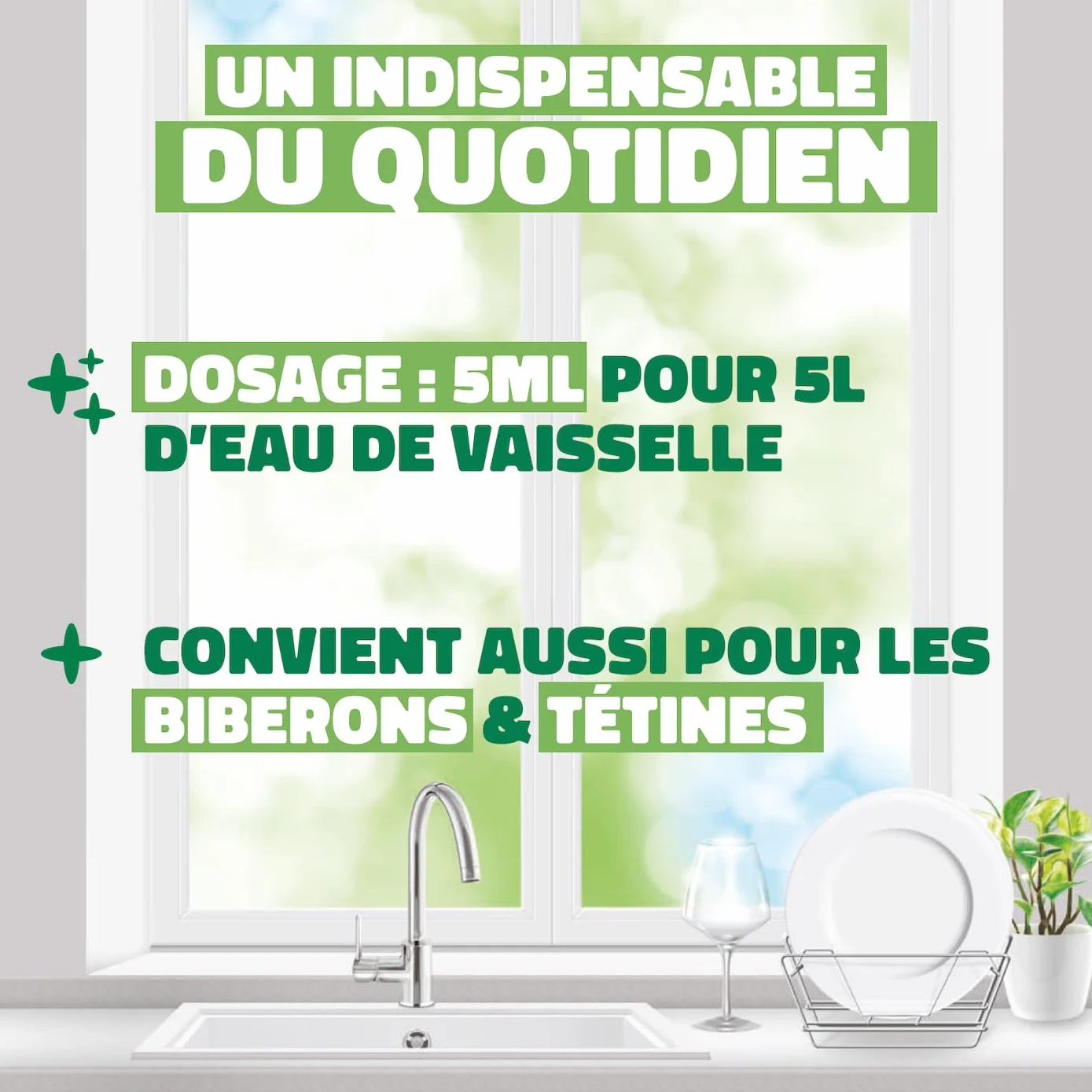 RAINETT - Liquide Vaisselle Mains Dermosensitive - Éco-Recharge 1 L - Formule Hypoallergénique - pH Neutre - Préserve les Peaux Sensibles - Poche 100% Recyclable - Ecolabel - Éco-Recharge 1 L