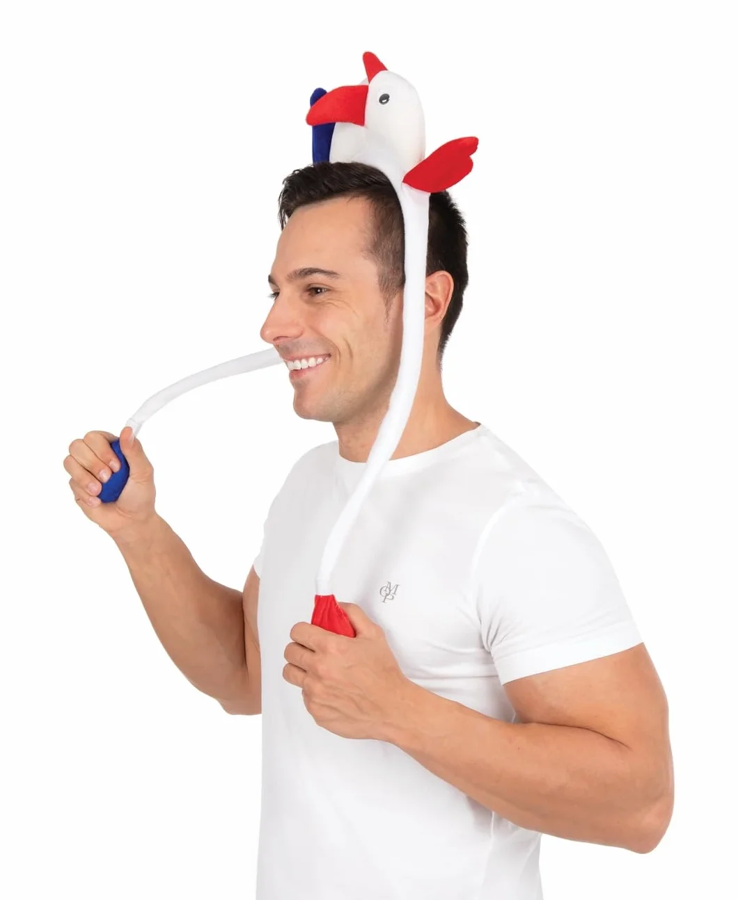 P'tit Clown Serre-Tête Bleu Blanc Rouge - Accessoire France
