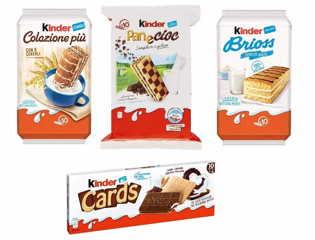 Kinder Pack de test - Ferrero Brioss, Colazione Più, Panecioc