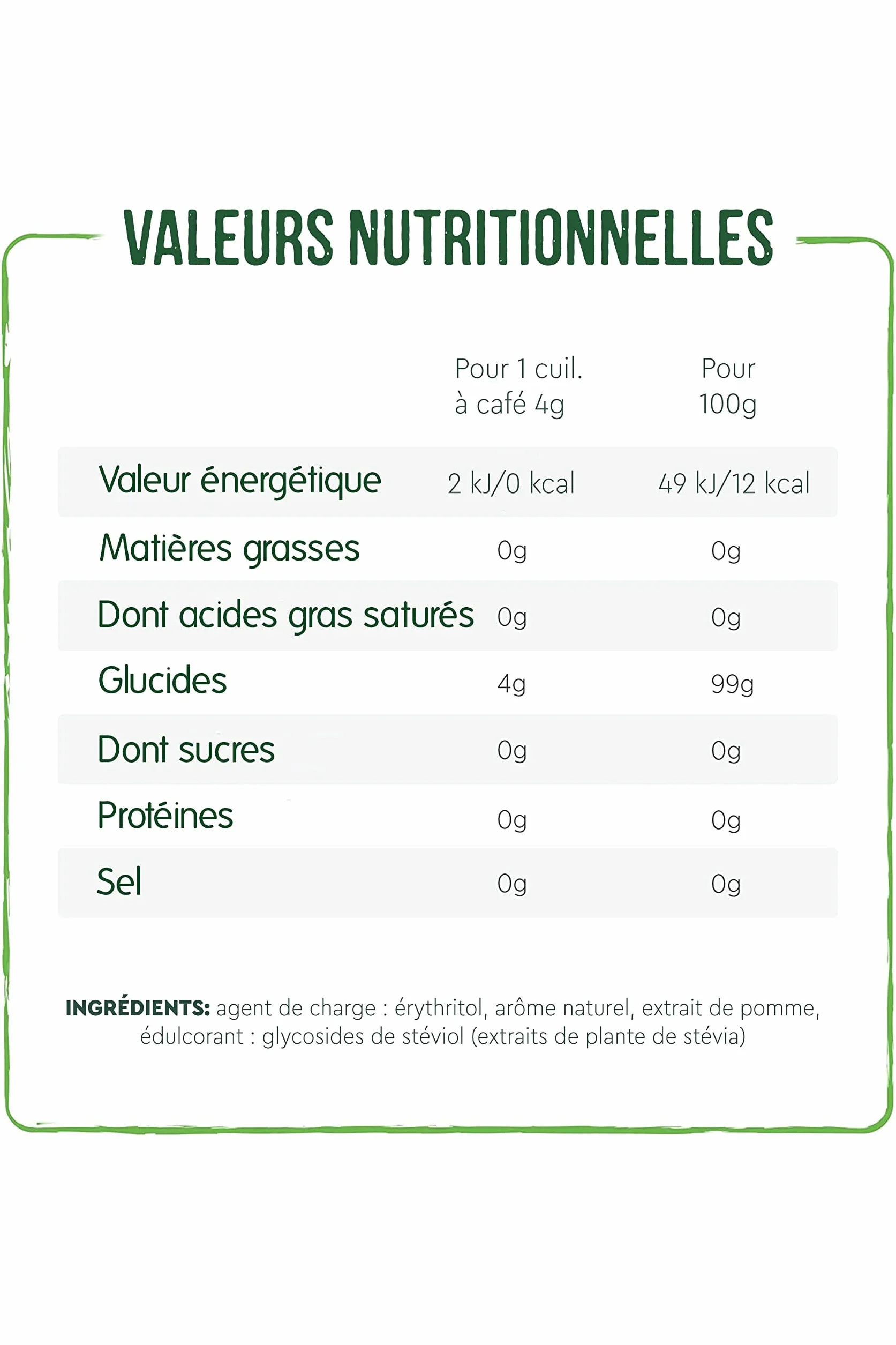 Pure Via Doypack Roux Alternative Naturelle au Sucre Roux, 220g