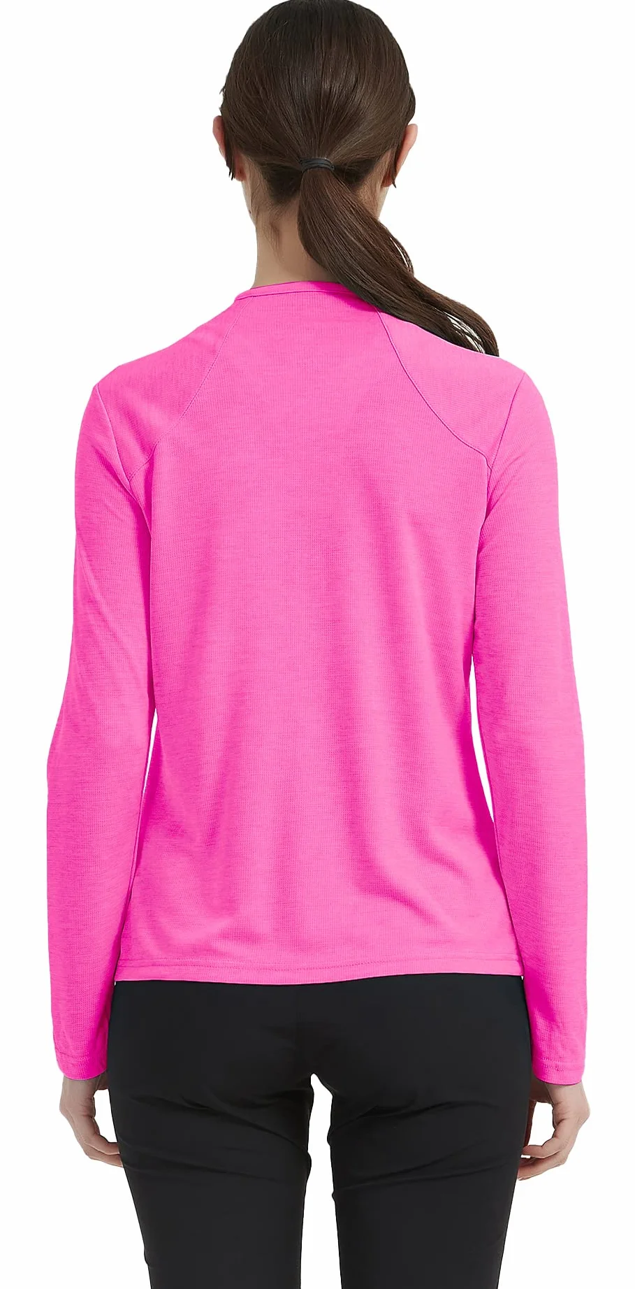 MoFiz Vestes de Sport Femme Légère Manche Longue Zippé sans Capuche Survêtement Course Respirante