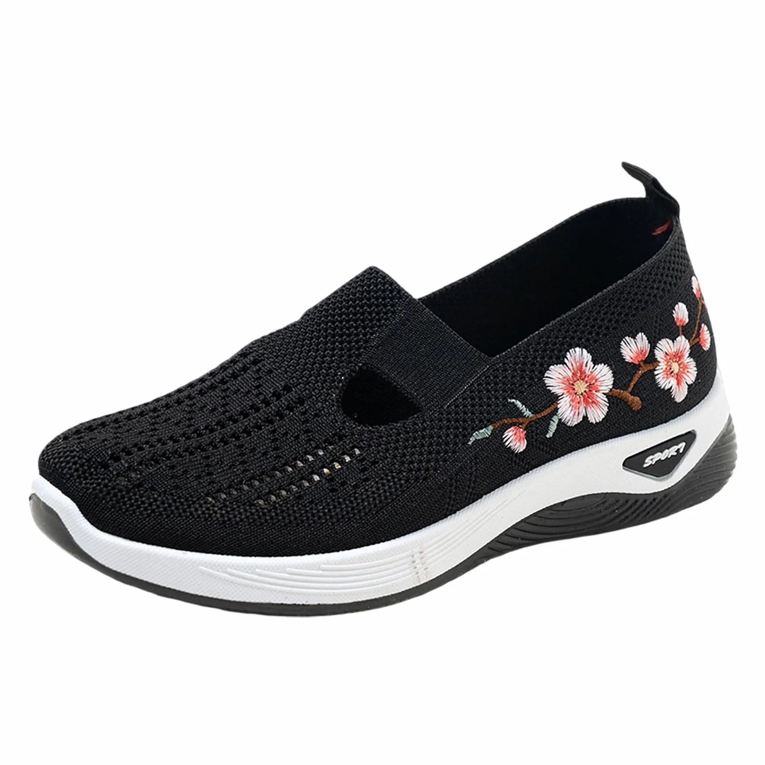 Chaussures Orthopédiques Femmes Ete Confortables Pieds Larges Basket Mains Libres Compensées Sneakers