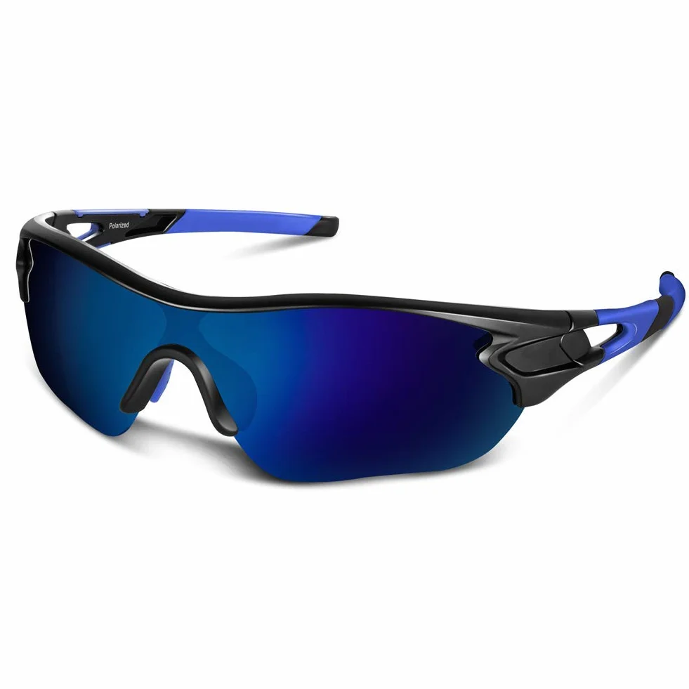 BEACOOL Lunettes de Soleil Sport Polarisées Homme Femme UV400 Protection Cyclisme Velo