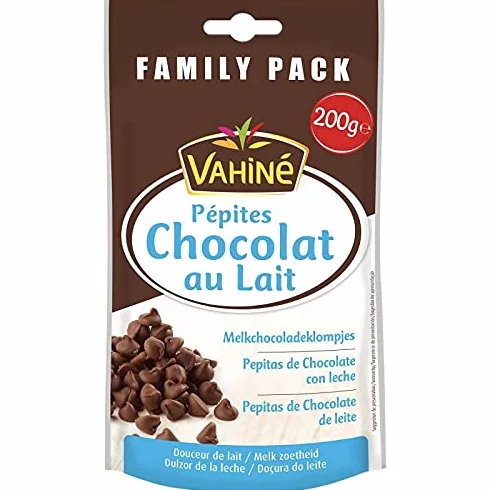 VAHINE | Pépites Chocolat Au Lait 200G | Lot De (2) | livraison offerte