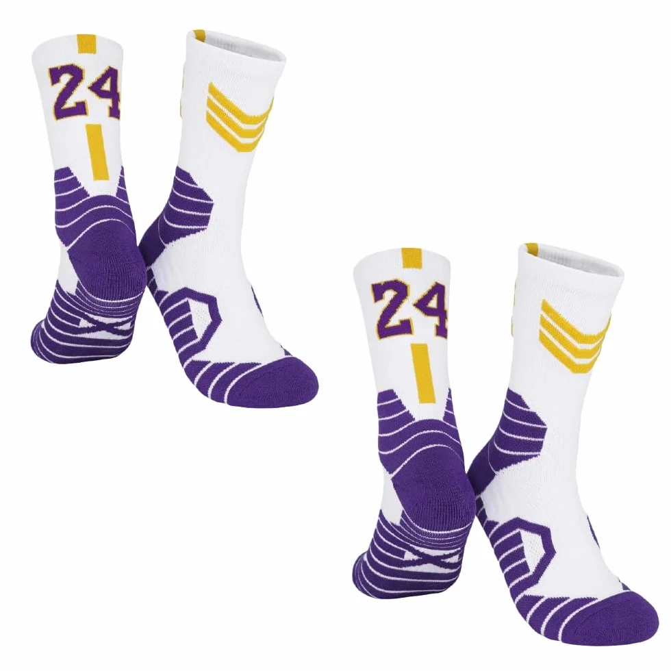ITODA Chaussettes Sport Enfant 6-12ans Antidérapante Respirant Football Basket Rugby Tennis