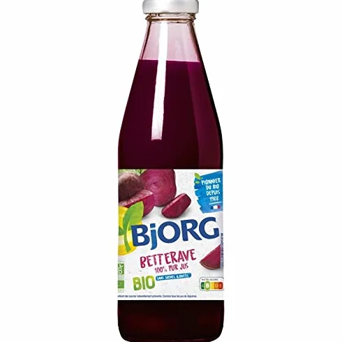 BJORG - Jus De Betteraves Rouges 750Ml - Lot De 3