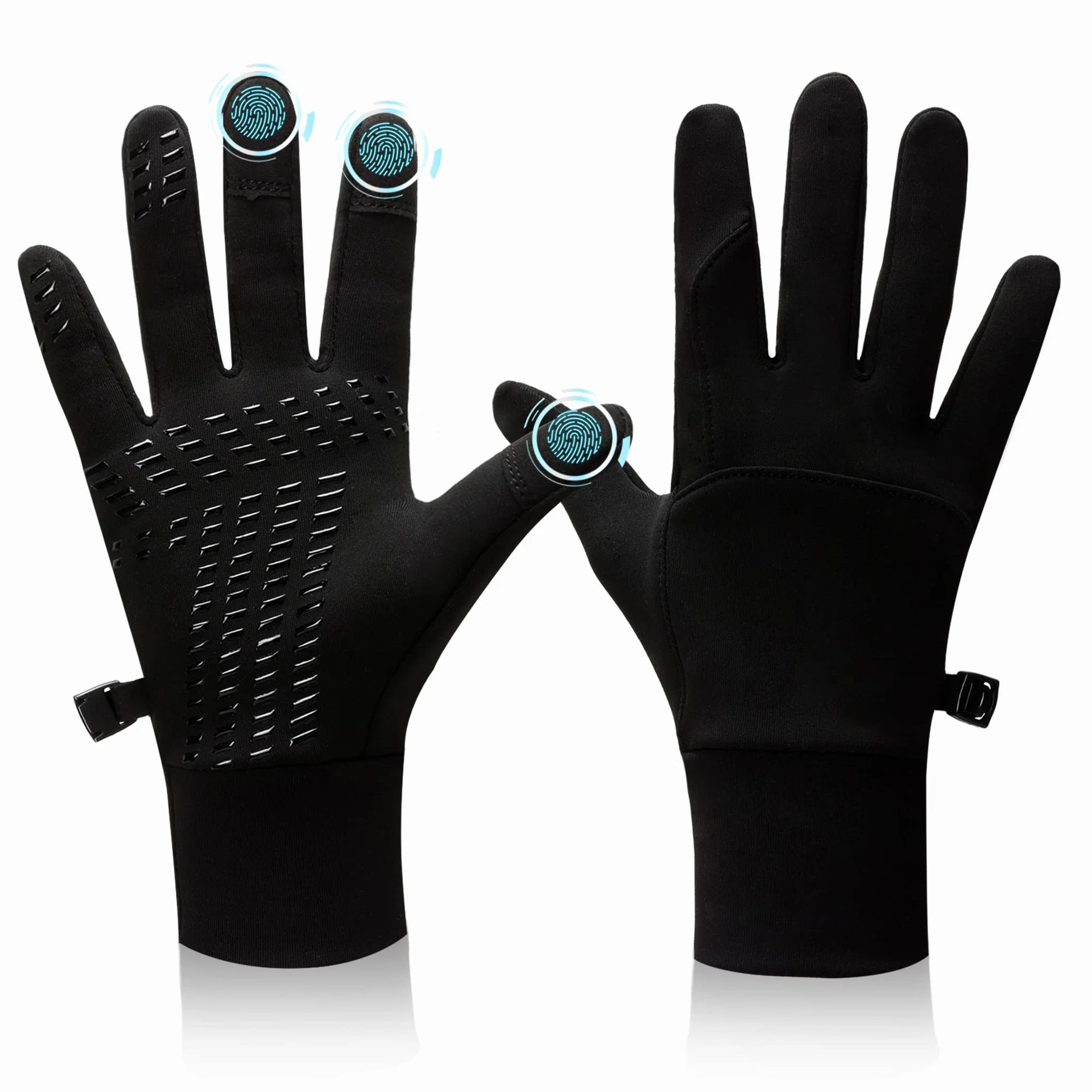 Gants de Course écran Tactile Coupe-Vent Antidérapant Cyclisme Vélo Conduite Sportive