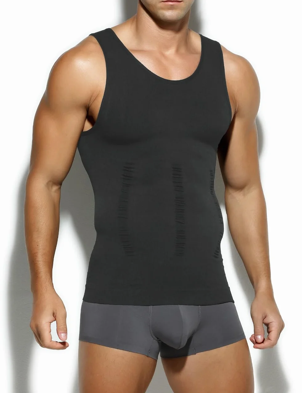 Casey Kevin Debardeur Compression Homme Lot de 2 Gaine Ventre Plat