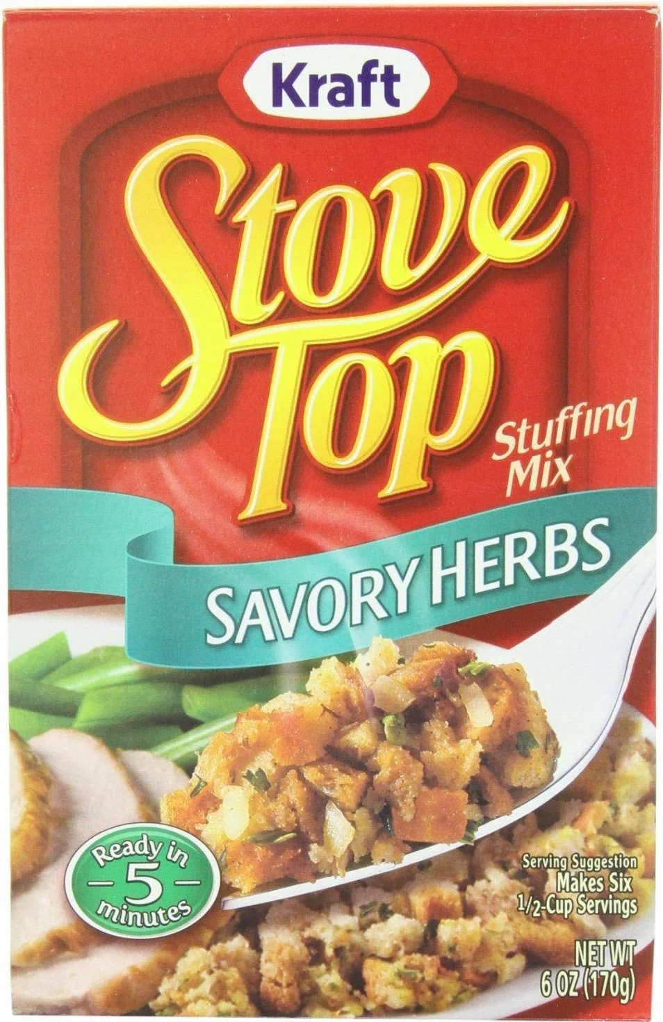 Stove Top Lot de 3 boîtes de mélange de farce aux herbes aromatiques 177 g