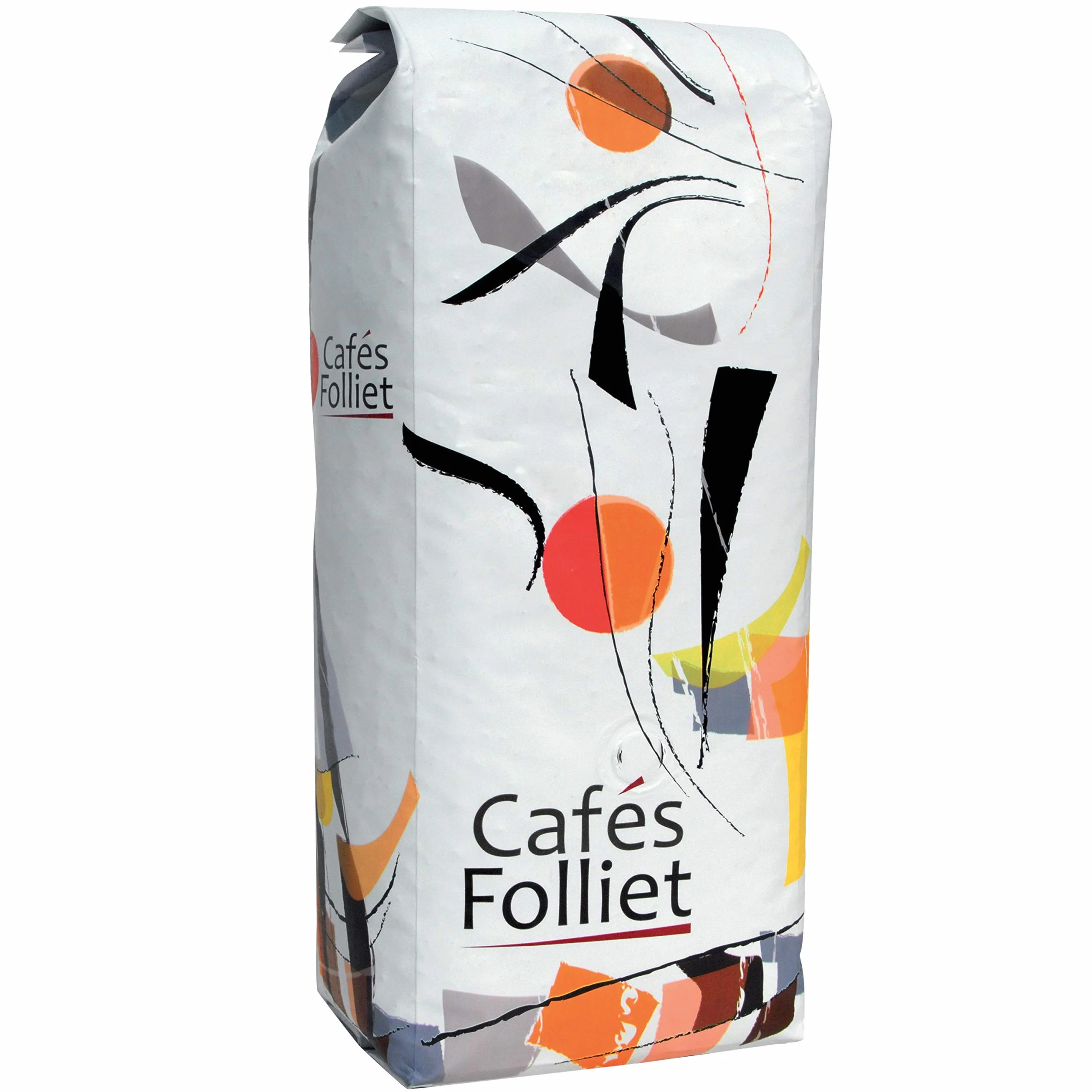 CAFÉS FOLLIET - Café En Grains - Alunya - Torréfaction traditionnelle - Intensité 8/10-100% Arabica - Café vert - Amérique Centrale, Afrique & Asie - 1kg