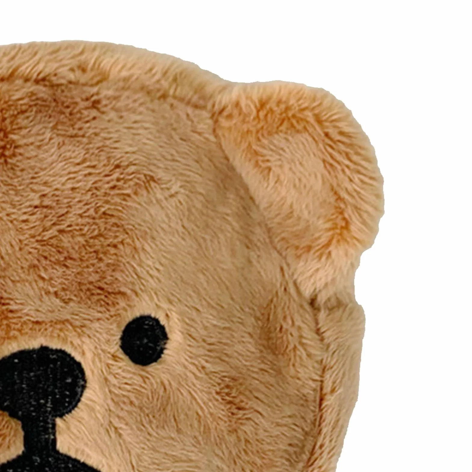 Porte-Monnaie en Forme d'ours Mignon en Peluche pour Enfants (café)