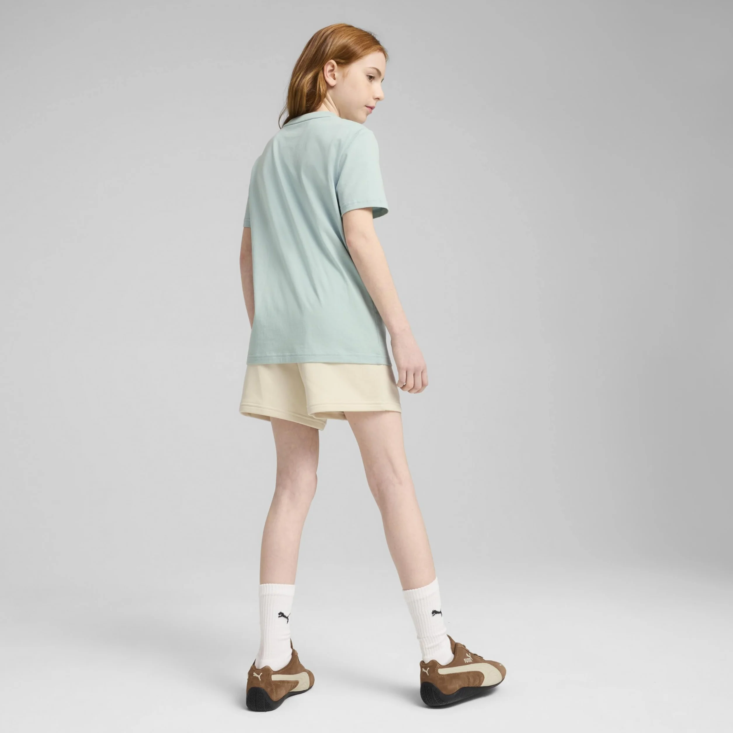 PUMA Ensemble Short et T-Shirt Logo N°1 Essentials Enfant Adolescent