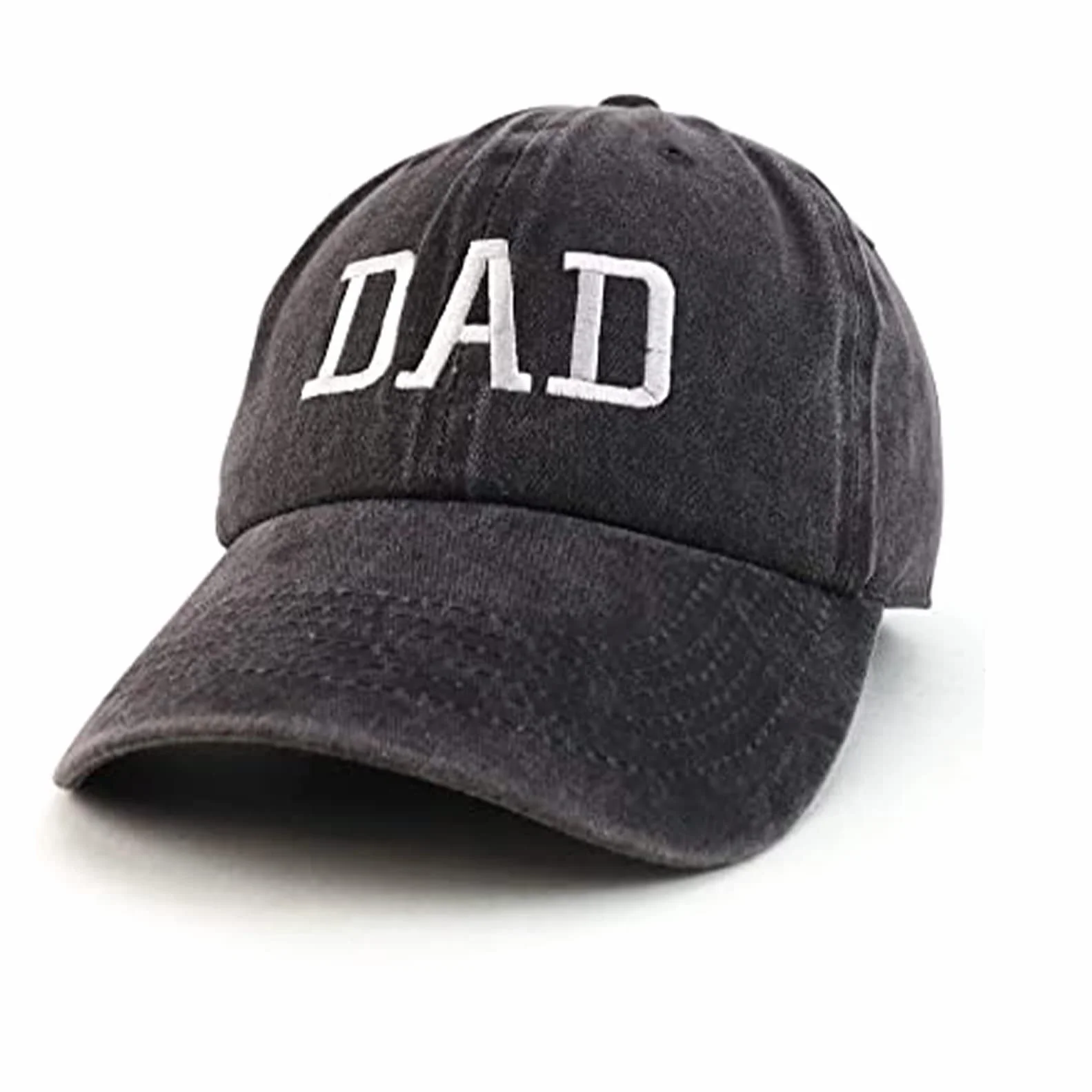 Casquette de Baseball en Coton Ajustable Broderie Maman Papa Chapeau Vintage Leisure Panama Hat