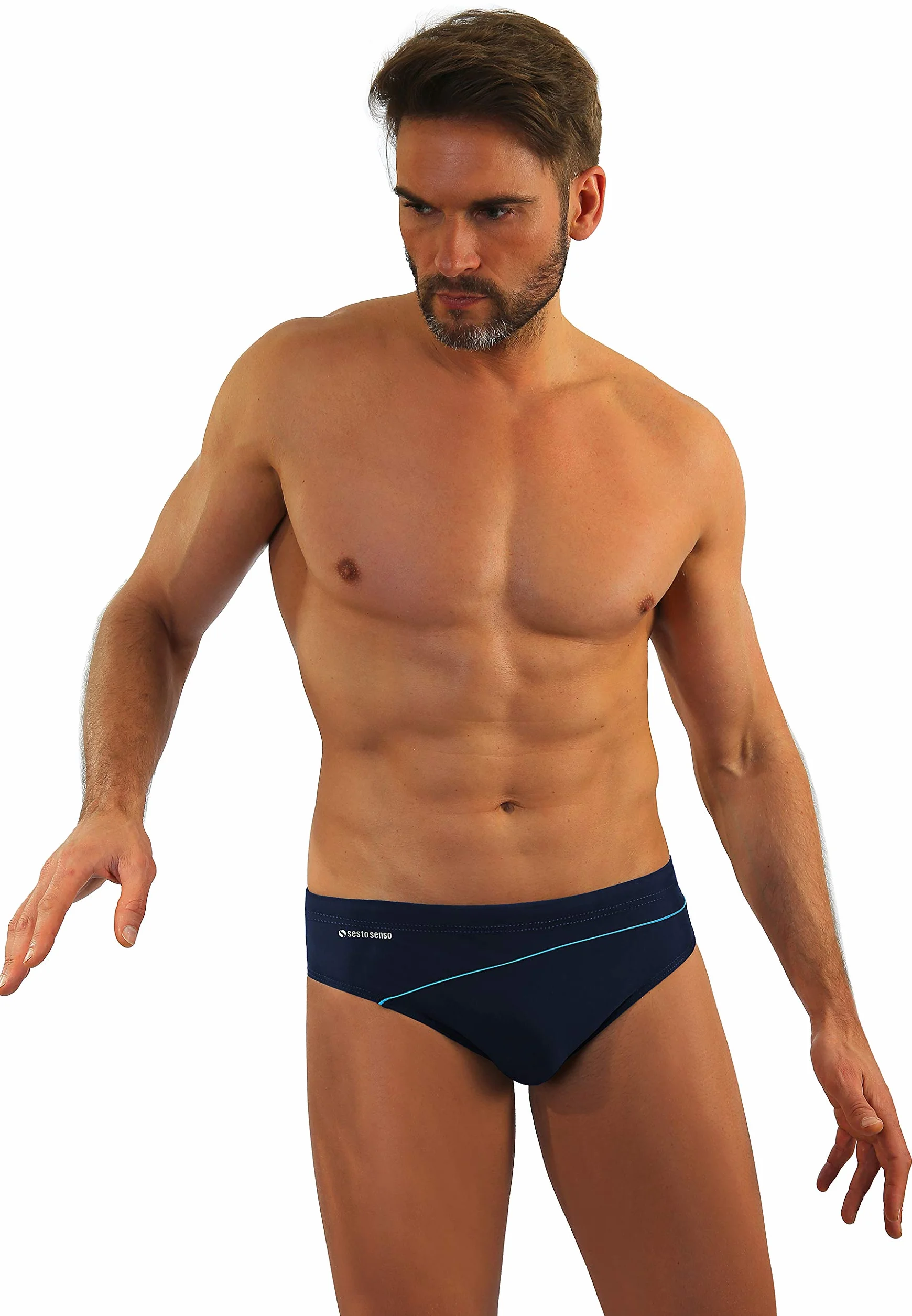Sesto Senso Maillot de Bain Homme Boxer Trunks Shorts Pantalon Tailles M à 4XL Slips Natation Sport