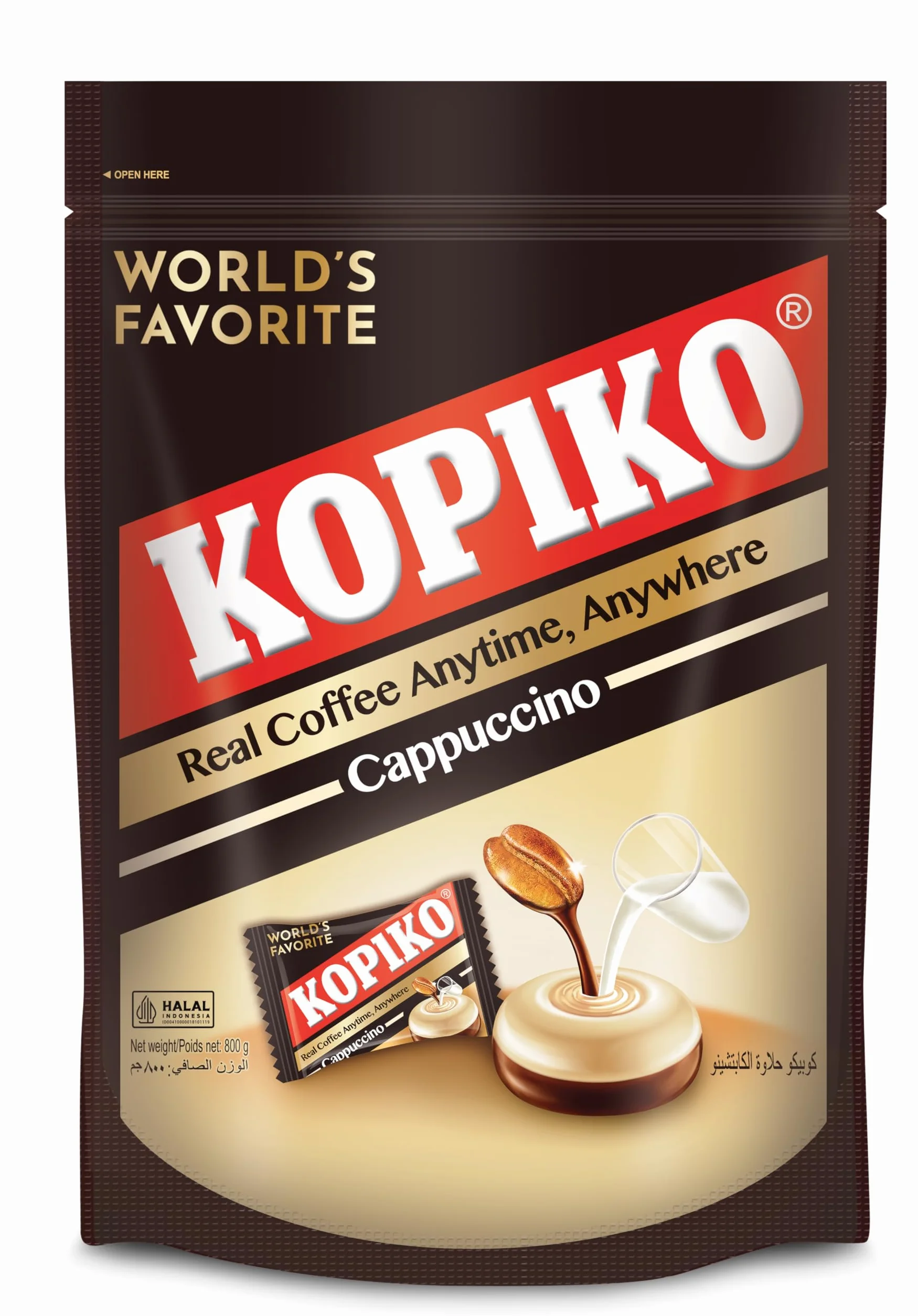 Kopiko Cappuccino | Bonbons | Bonbons au café | Coffee Candy 800g