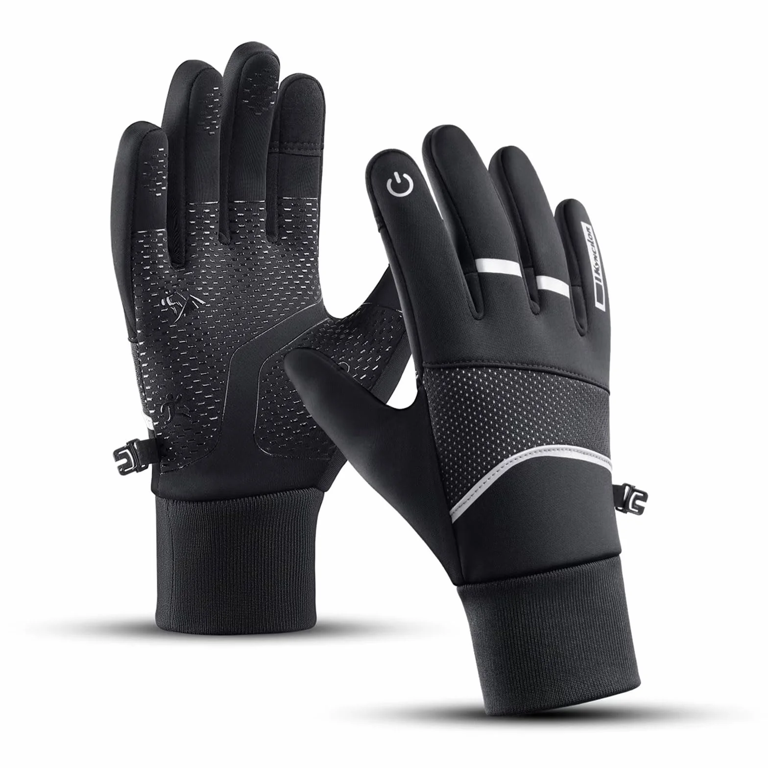 Gants d'hiver antidérapants pour ski, course à pied, cyclisme