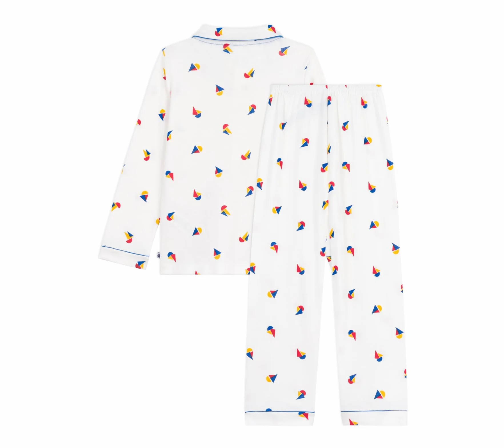 Petit Bateau Pyjama Boutonné Enfant Coton Imprimé Garçon Lot de 1