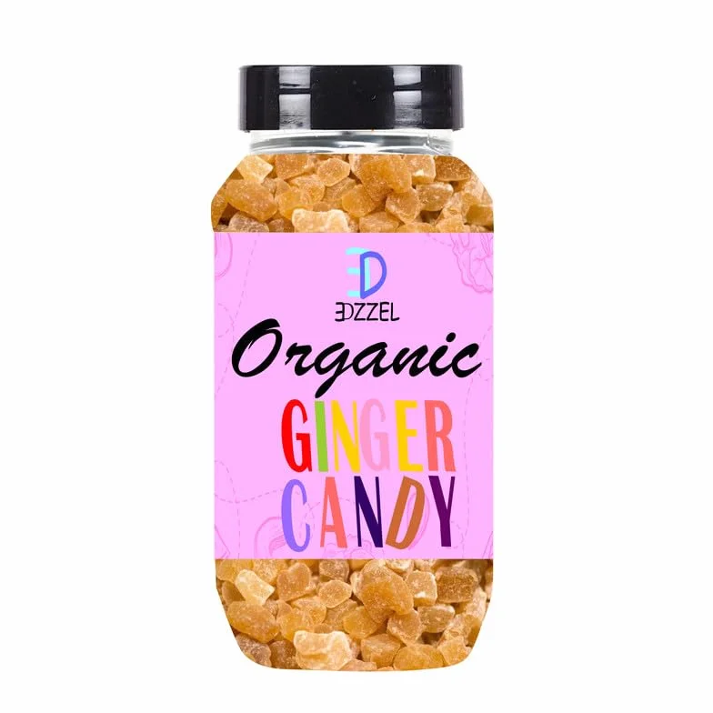 Bonbons au gingembre bio traditionnels EDZZEL 200 g 1 boîte