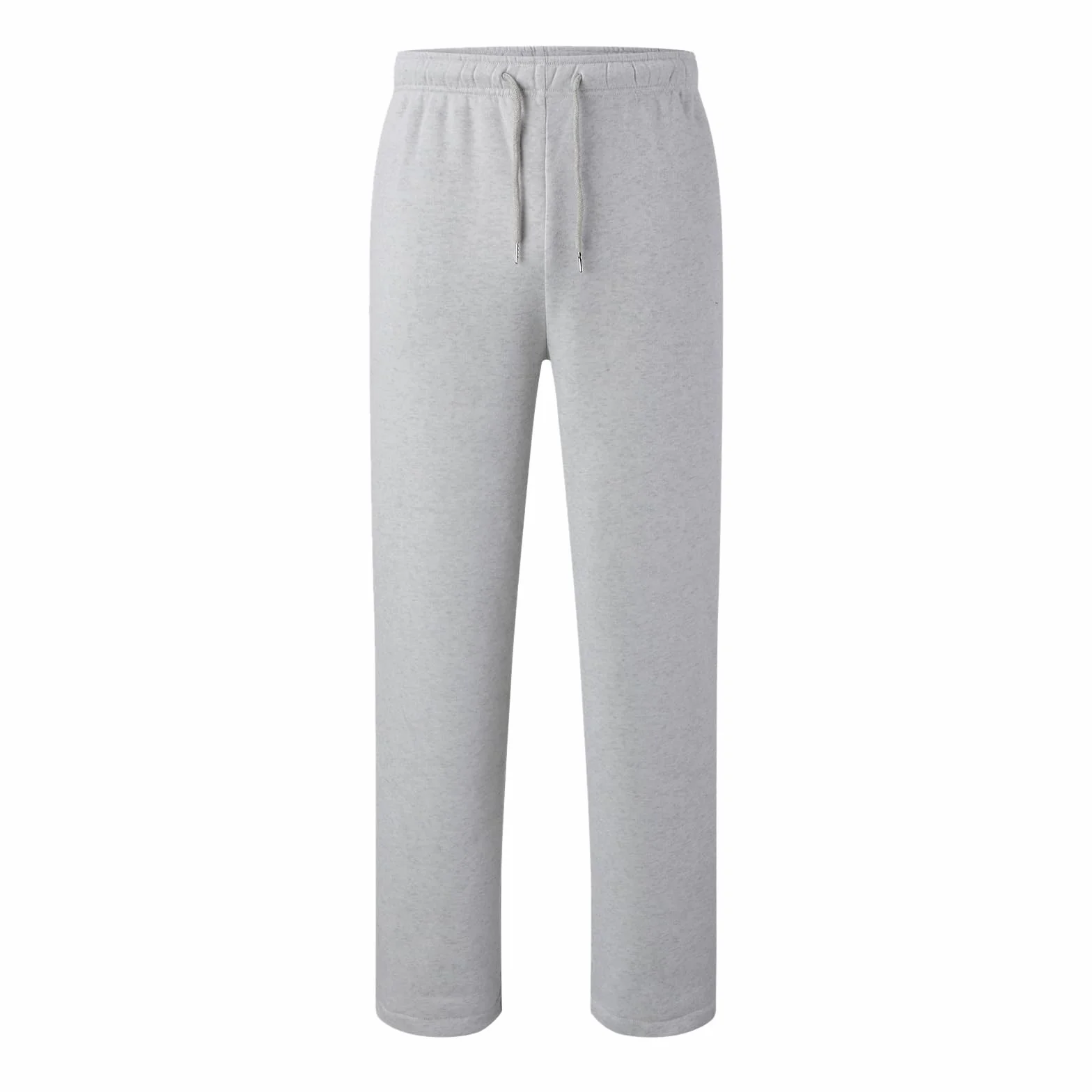 Jogging Homme Pantalon Baggy Large Cargo Ample Taille Élastique Coupe Droite Sport Gris