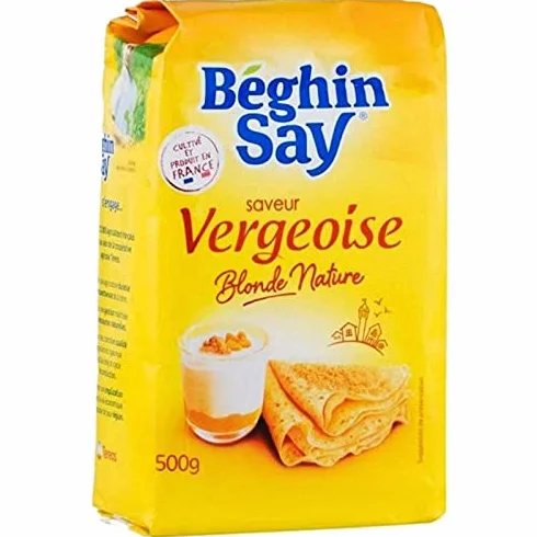Béghin-Say Saveur Vergeoise Blonde Nature 500g (lot de 3)