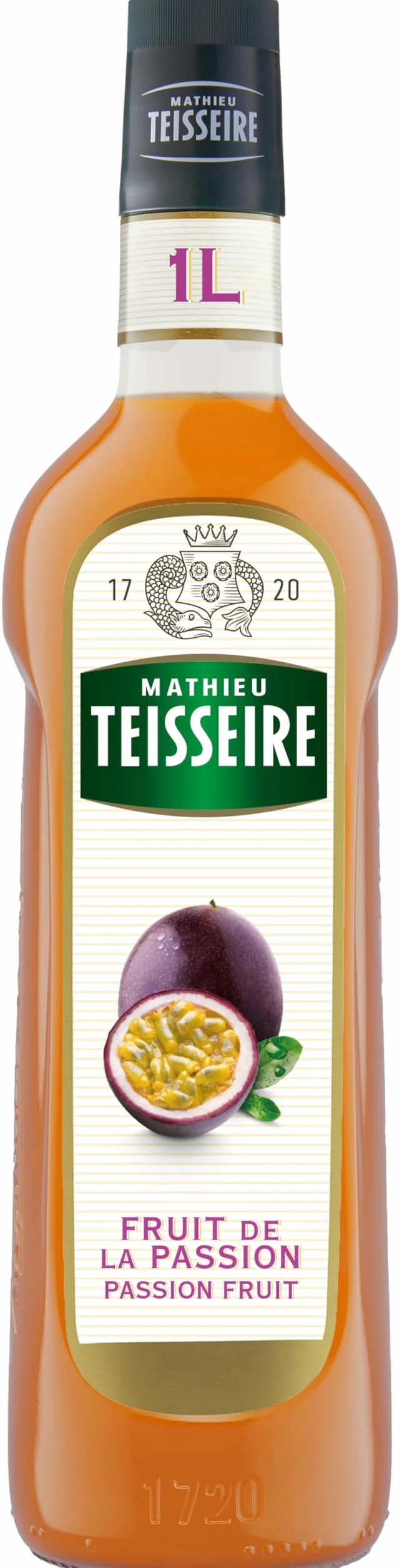 Teisseire Sirop de fruits de la passion de qualité professionnelle 100cl
