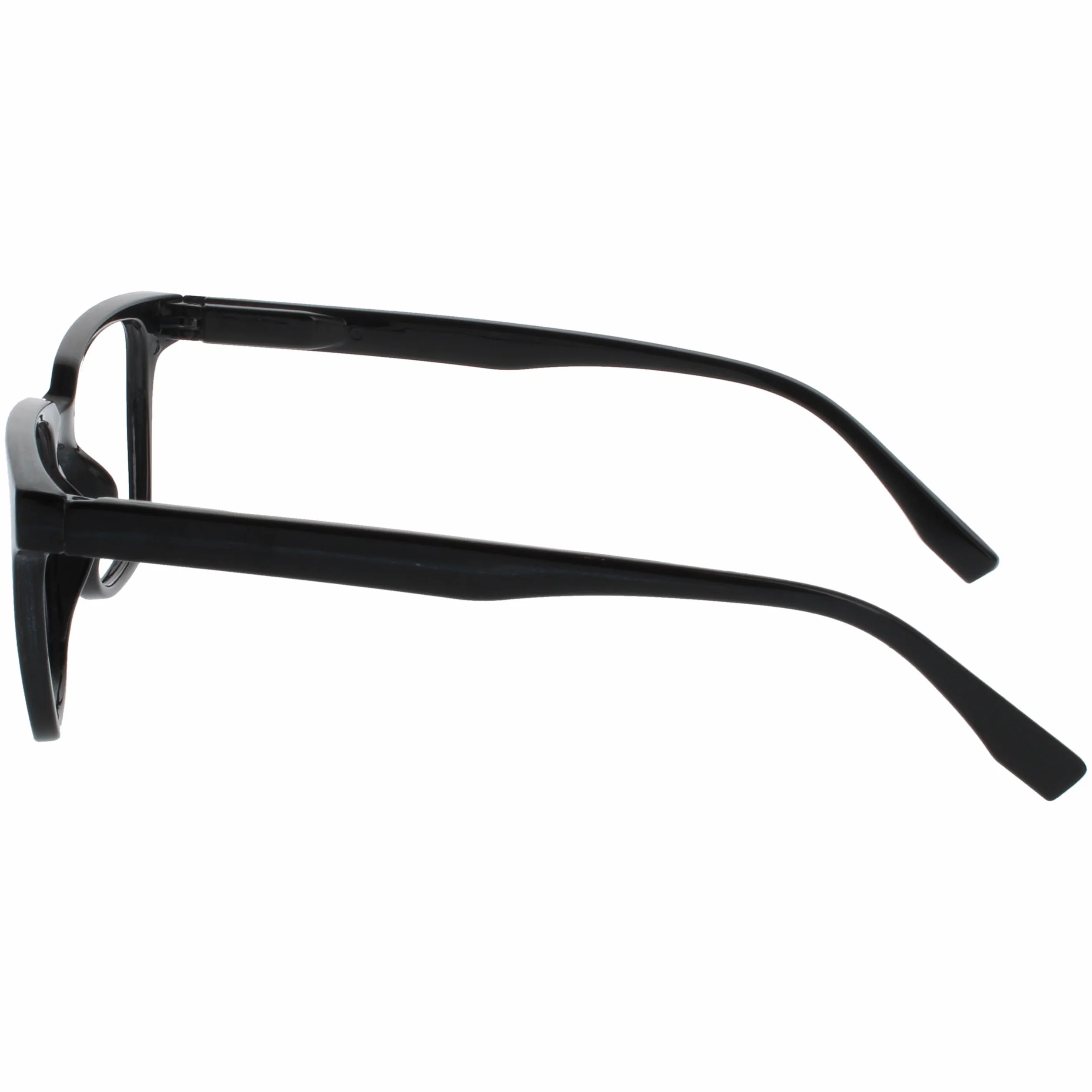 OPULIZE LEO Lunettes de Lecture Monture Rectangulaire Large Noir +1.50