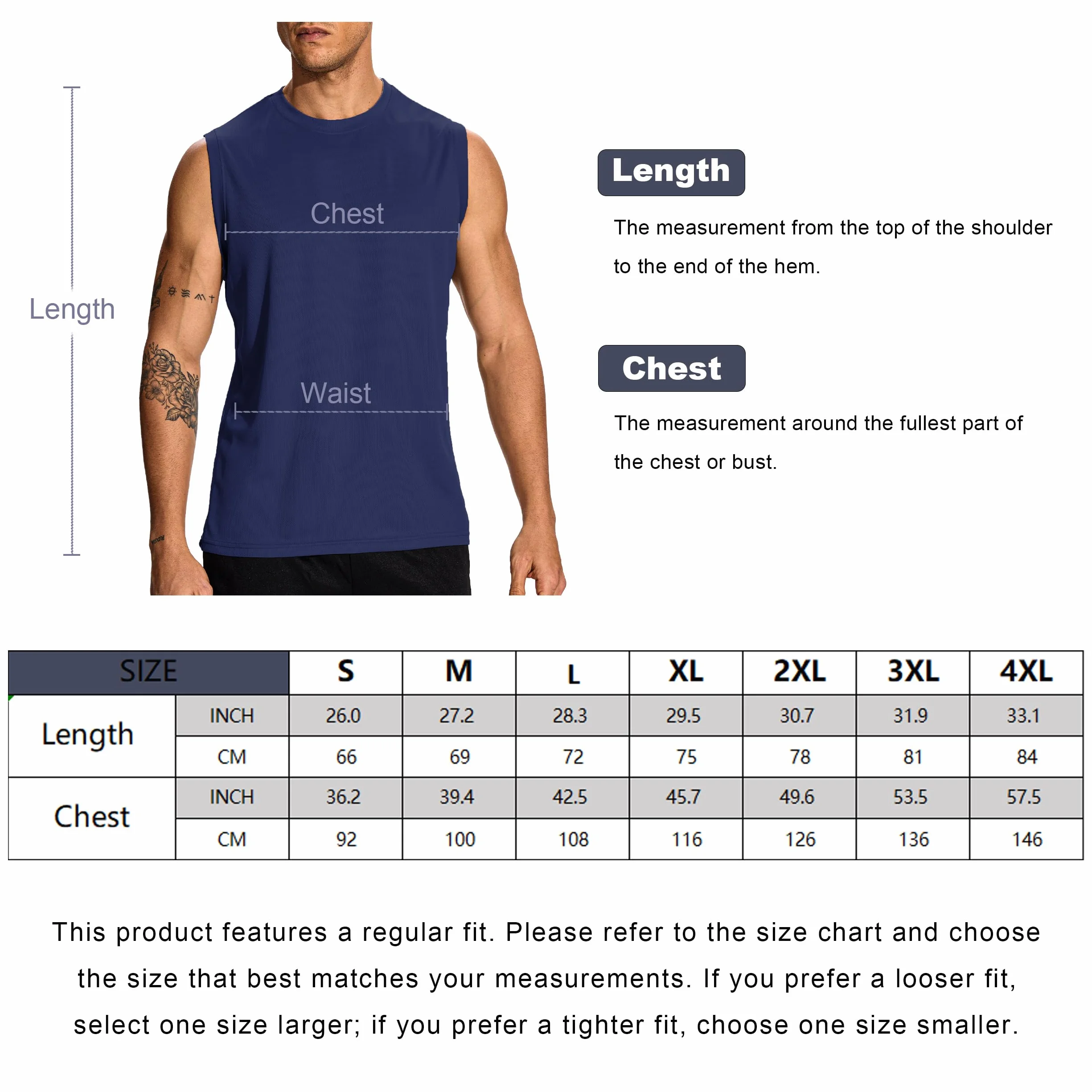 Hioutdoor Lot de 3 Canotte Sportive Uomo Senza Maniche Asciugatura Rapida Traspirante Palestra