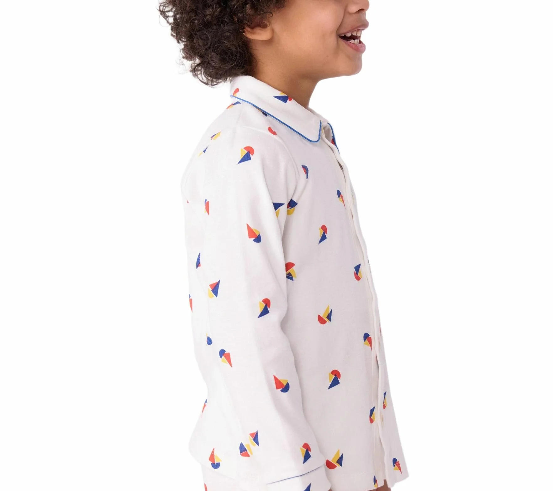 Petit Bateau Pyjama Boutonné Enfant Coton Imprimé Garçon Lot de 1