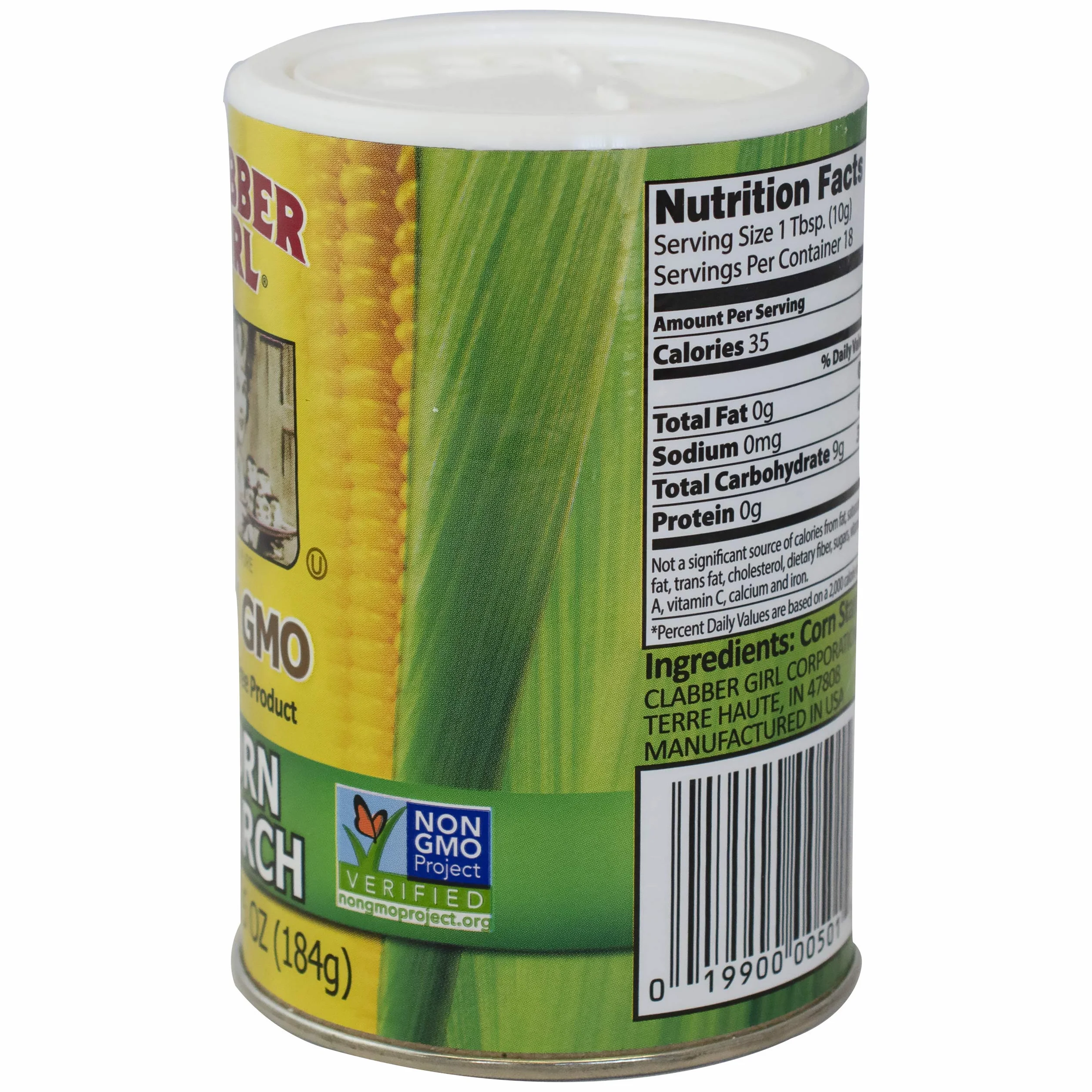 Clabber Girl Corn Starch, 6.5 oz