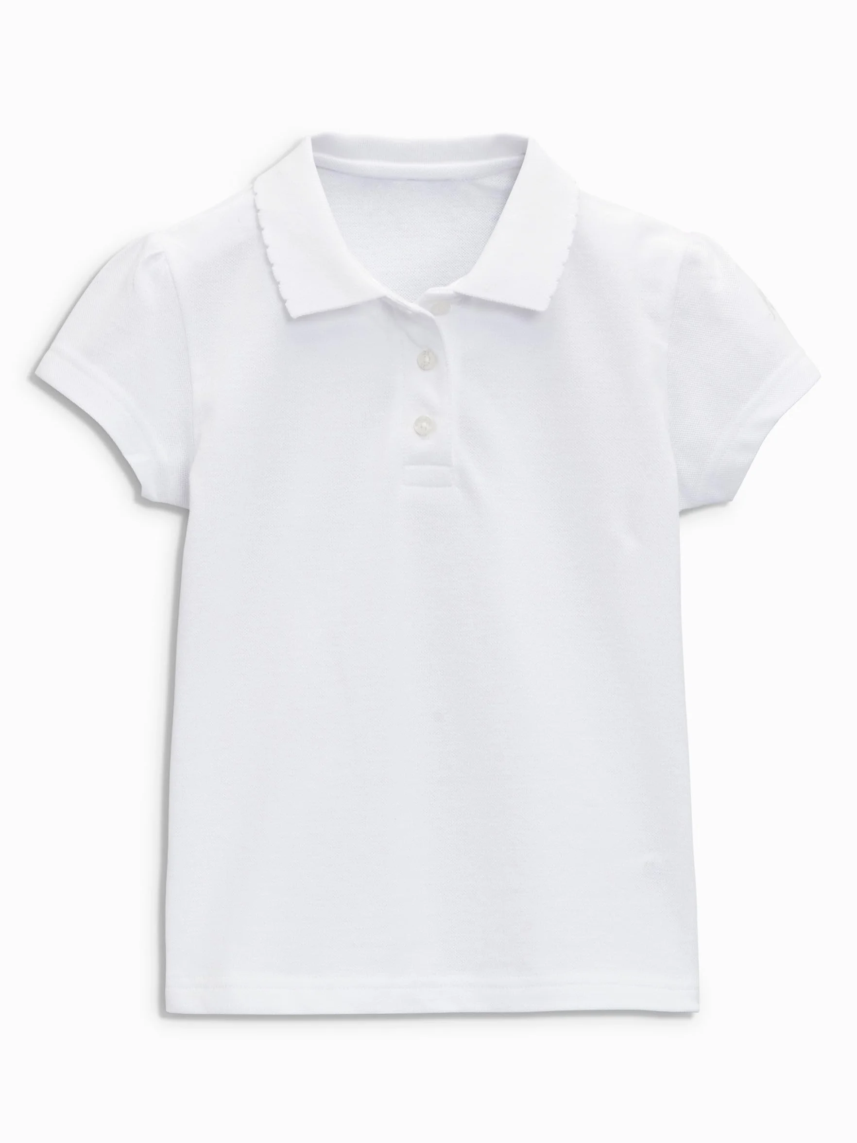 NEXT Fille Polo Slim Manches Courtes 100% Coton Lot de 5