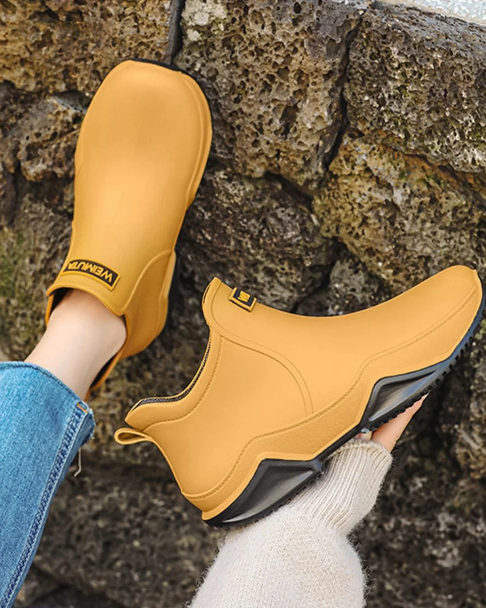 Lyuu Bottes Wellington Imperméables Légères Extérieur Courtes Hommes Femmes
