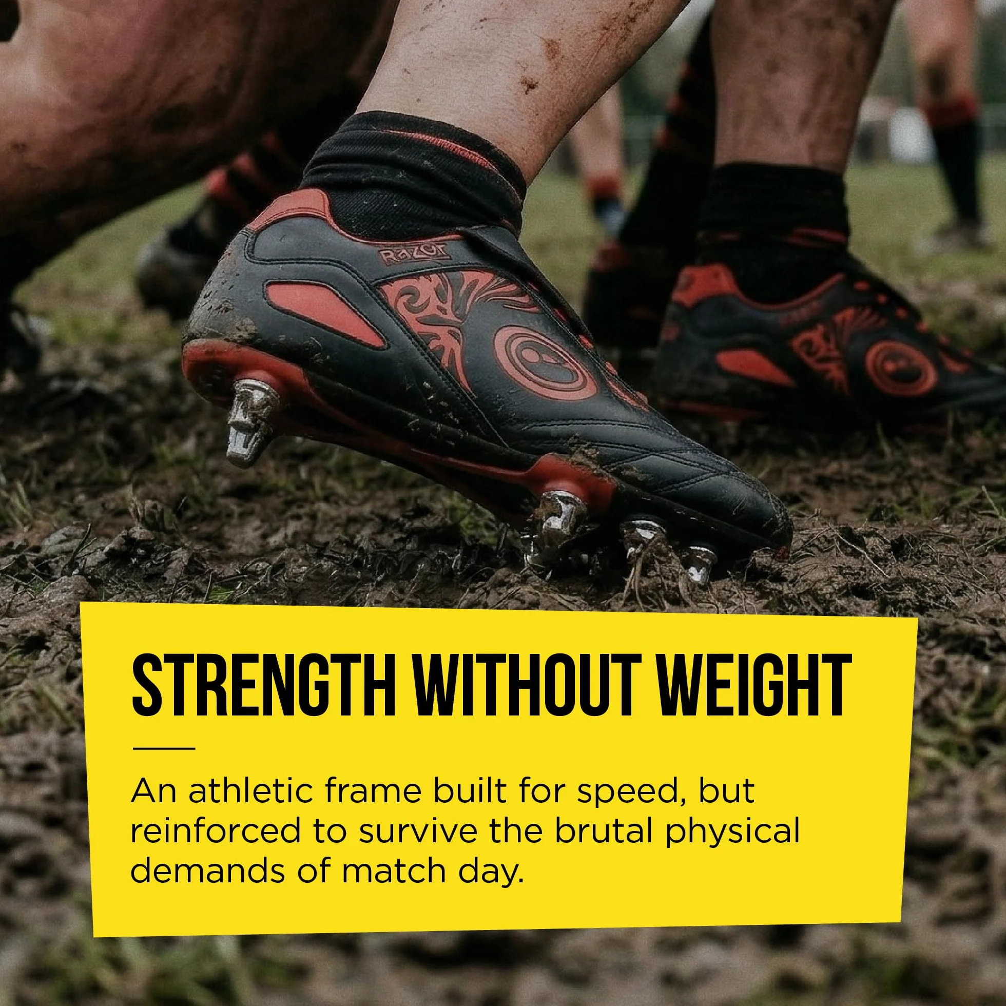 Optimum Razor Chaussures de Rugby Homme
